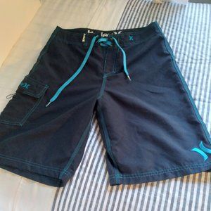 Mens Hurley Navy Board Shorts - Size 30